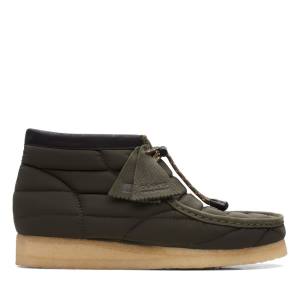 Clarks Wallabee μποτακια casual ανδρικα Χακί | CLK016ODV